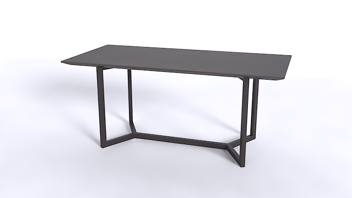 渲染模型_办公桌子023