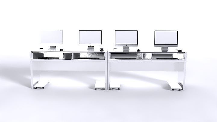 渲染模型_办公桌子061