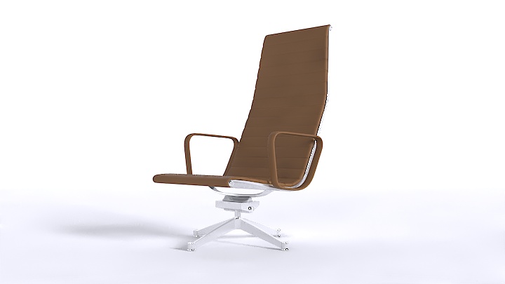 渲染模型_办公椅子001