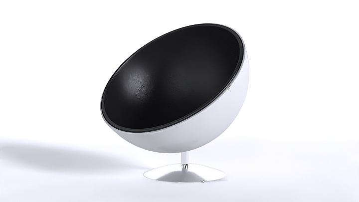 渲染模型_办公椅子002