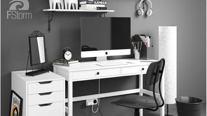 渲染模型_办公软装005