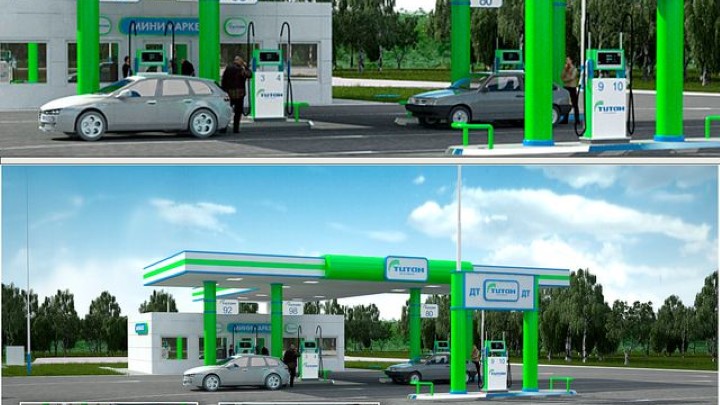 渲染模型_加油站006