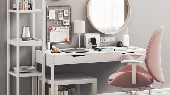 渲染模型_化妆桌005