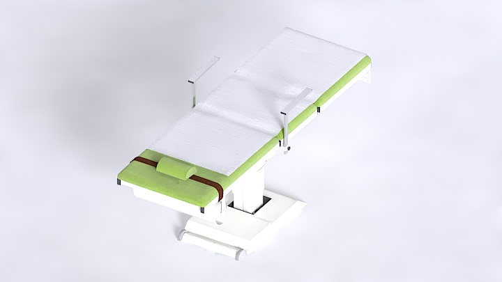 渲染模型_医疗床设备007