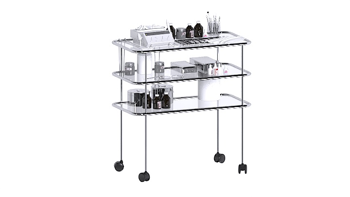 渲染模型_医疗推车002