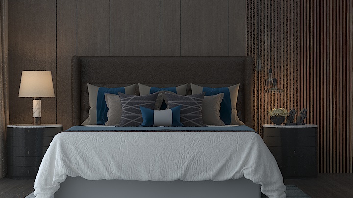 渲染模型_卧室026