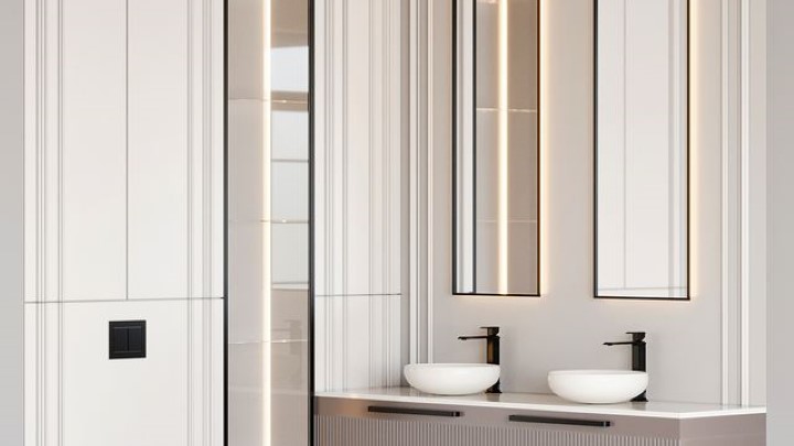 渲染模型_卫生间洗漱台002