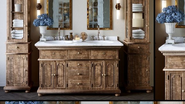 渲染模型_卫生间洗漱台006