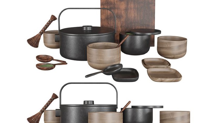 渲染模型_厨房厨具003