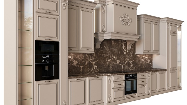 渲染模型_厨房软装052