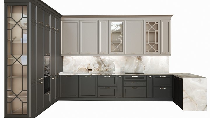 渲染模型_厨房软装055