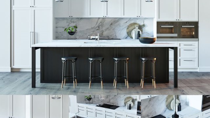 渲染模型_厨房软装063