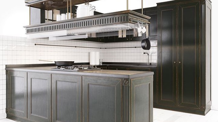 渲染模型_厨房软装080