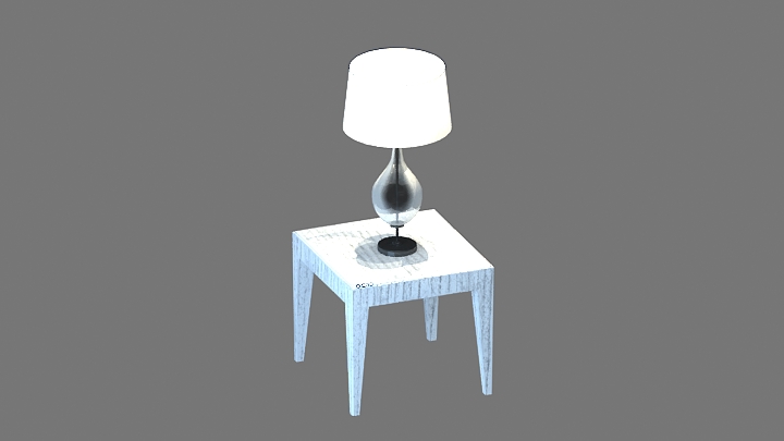渲染模型_台灯576