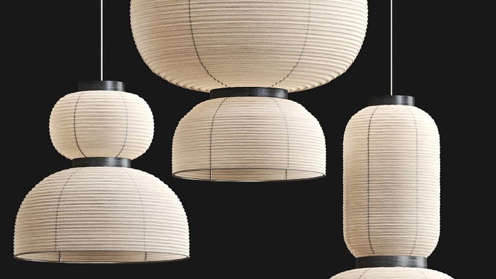 渲染模型_吊灯3029