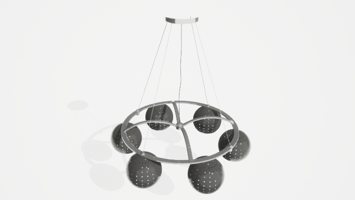 渲染模型_吊灯3060