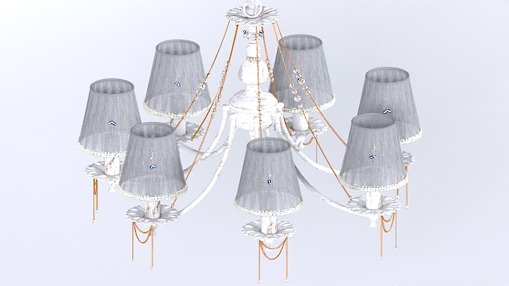 渲染模型_吊灯3103