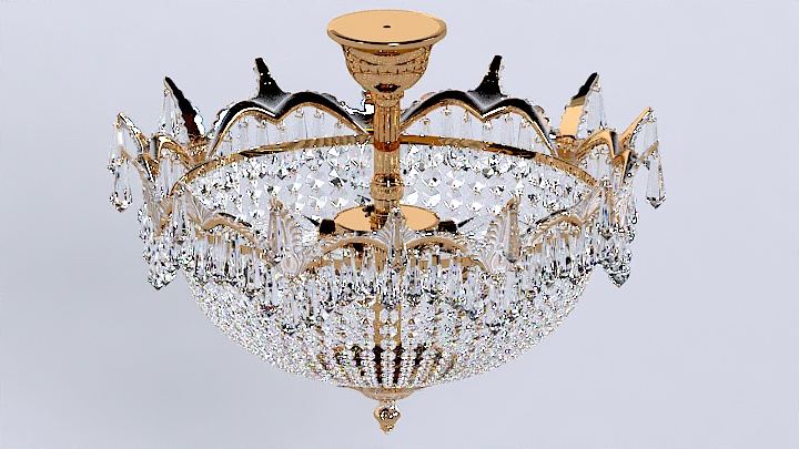 渲染模型_吊灯3110