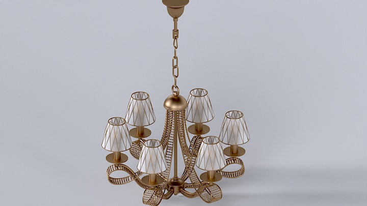 渲染模型_吊灯3115