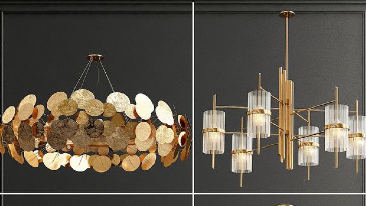 渲染模型_吊灯3122