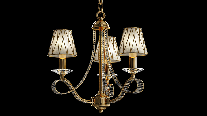 渲染模型_吊灯3162