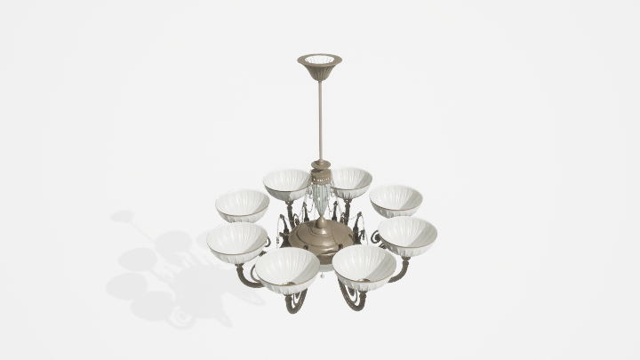 渲染模型_吊灯3197