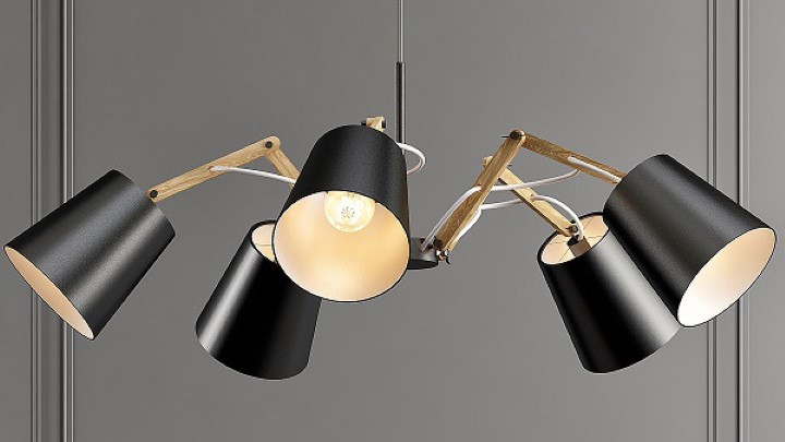 渲染模型_吊灯3209