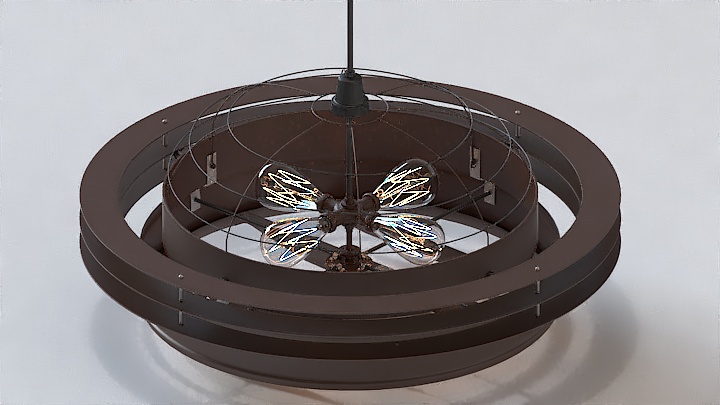 渲染模型_吊灯3248