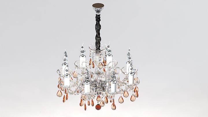 渲染模型_吊灯3275