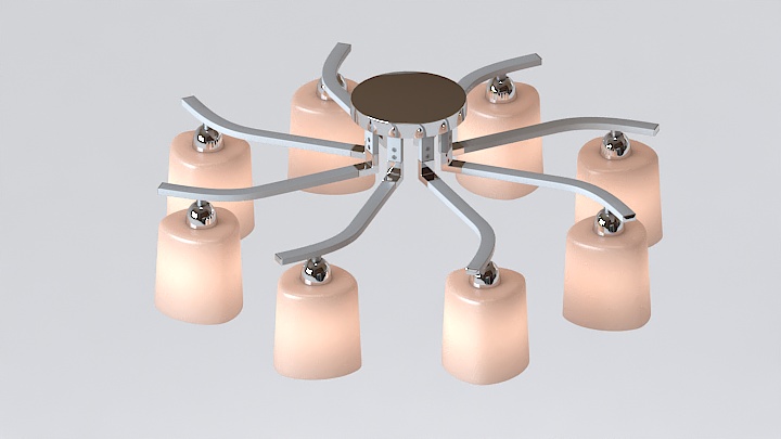 渲染模型_吊灯3279