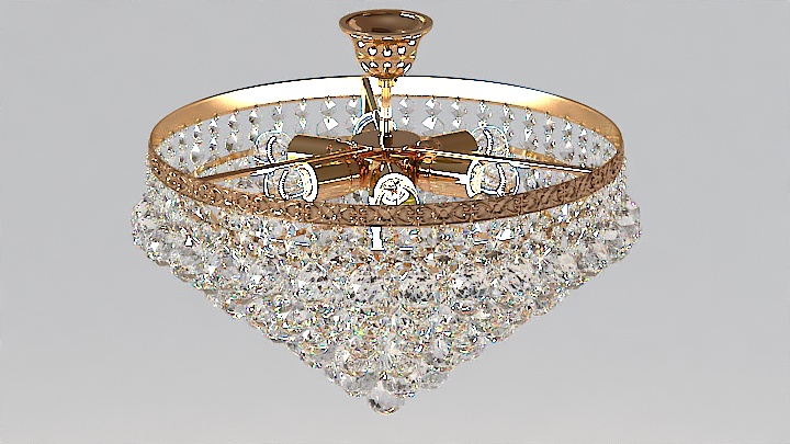 渲染模型_吊灯3283