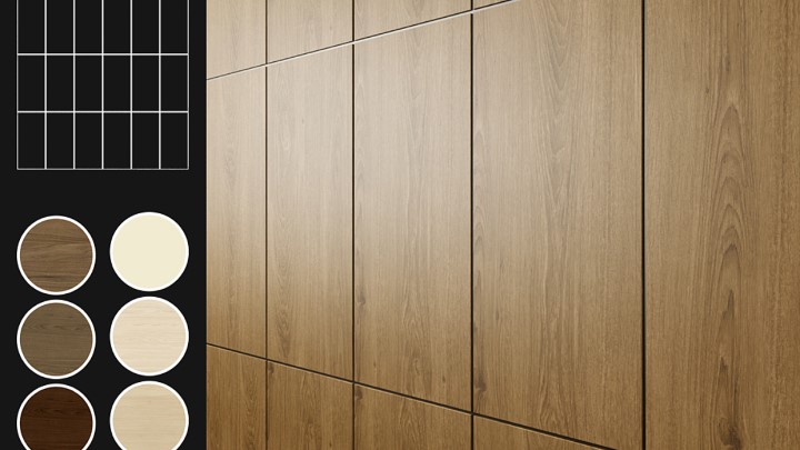 渲染模型_吸音装饰板001