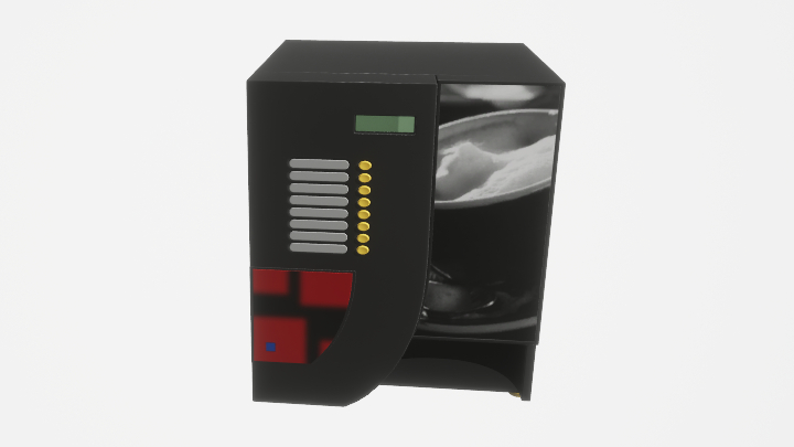 渲染模型_咖啡机079