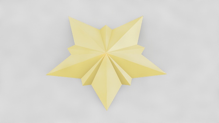 渲染模型_圆形建筑花纹014