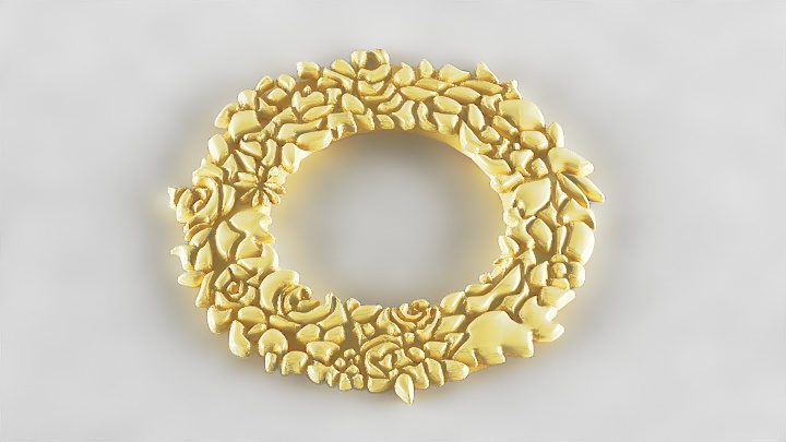 渲染模型_圆形建筑花纹031