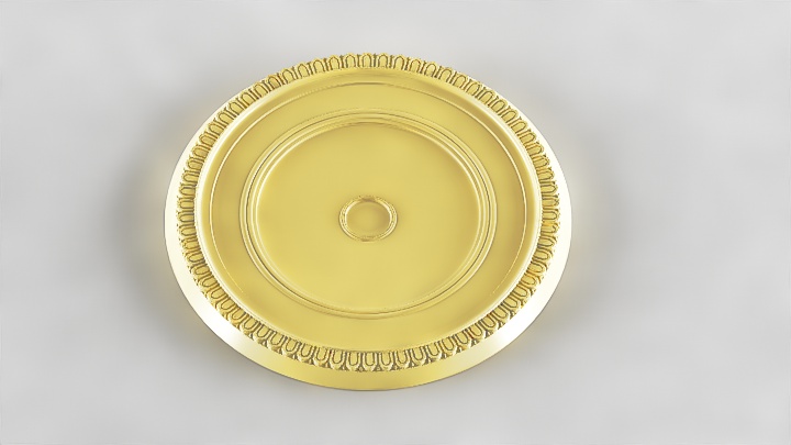 渲染模型_圆形建筑花纹037