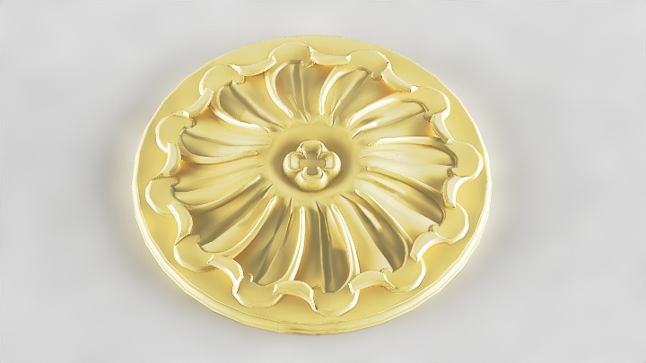 渲染模型_圆形花纹004