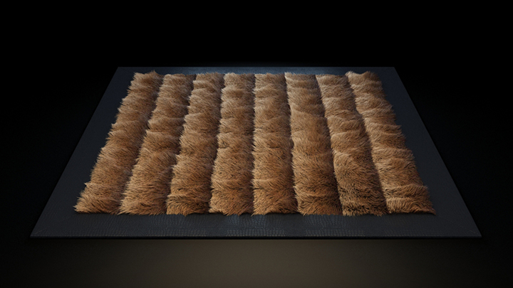 渲染模型_地毯670