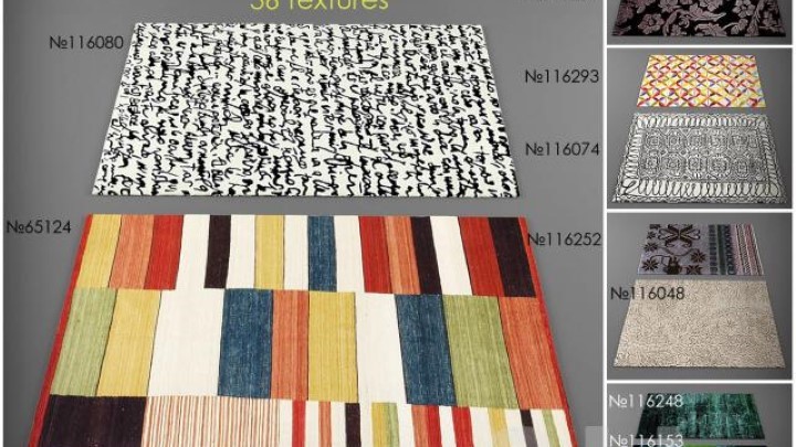 渲染模型_地毯698