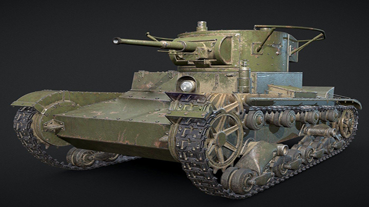 渲染模型_坦克024