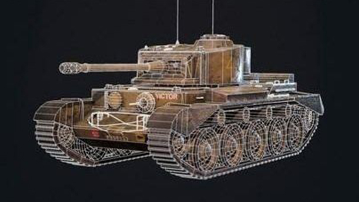 渲染模型_塔克002