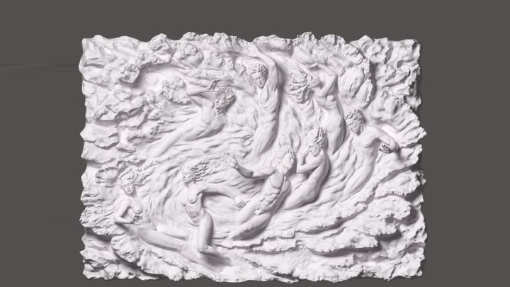 渲染模型_墙上装饰品002