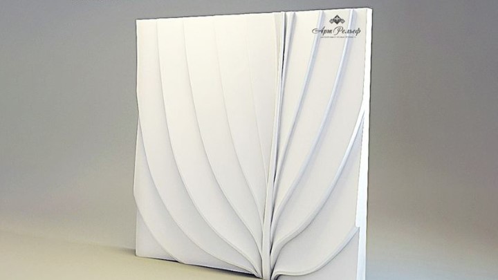 渲染模型_墙面质感装饰001