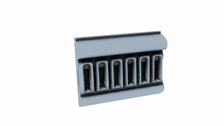 渲染模型_墙面造型037