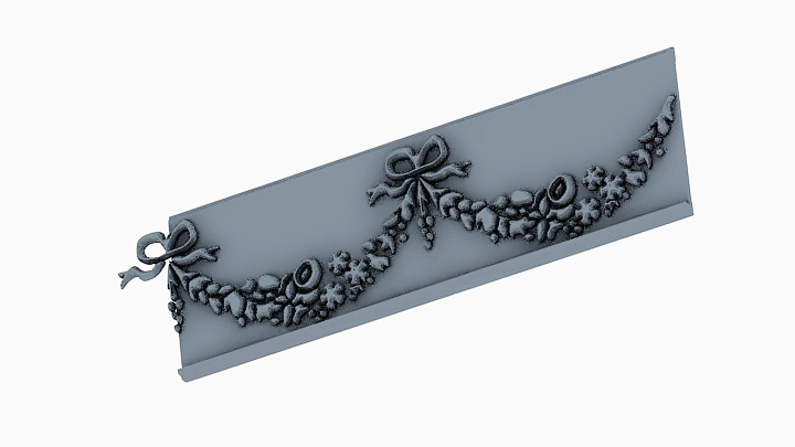 渲染模型_墙面造型040