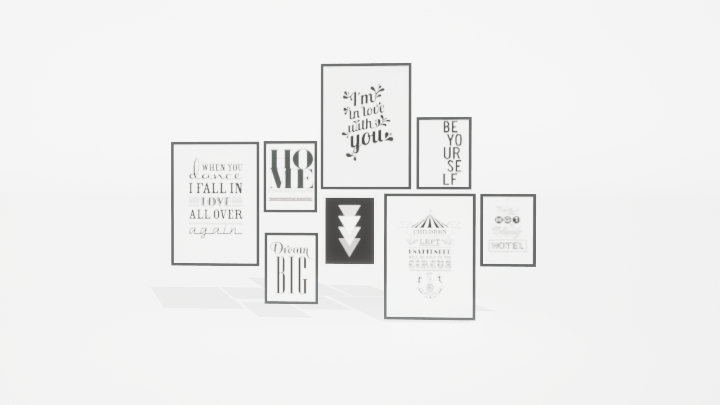 渲染模型_墙饰014