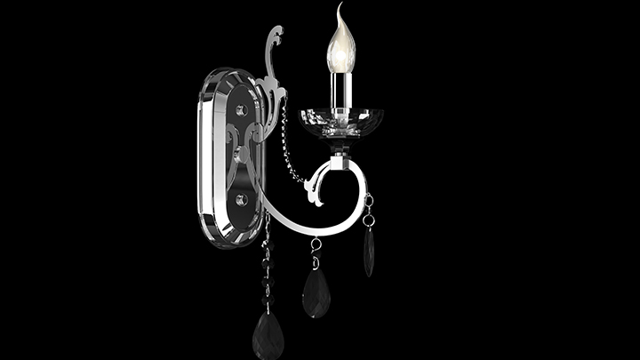 渲染模型_壁灯395