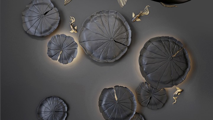 渲染模型_壁灯425