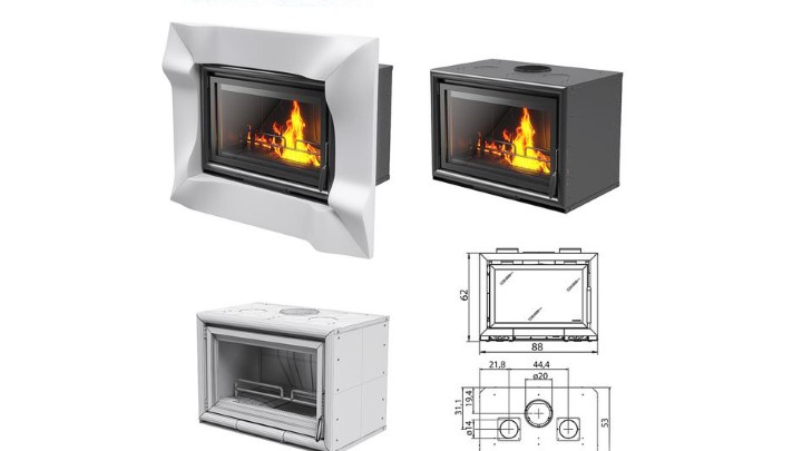 渲染模型_壁炉123