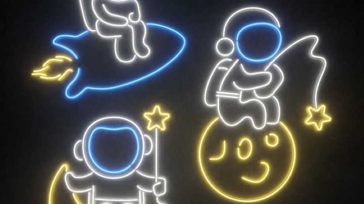 渲染模型_夜景氛围灯001